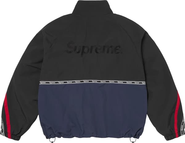 Logo Taping Track Jacket - Navy (detail)