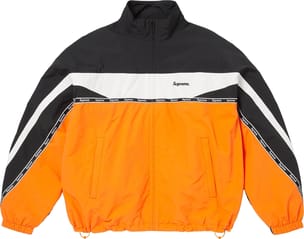 Logo Taping Track Jacket Orange