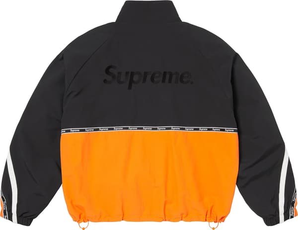 Logo Taping Track Jacket - Orange (detail)