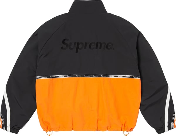 Logo Taping Track Jacket - Orange (detail)