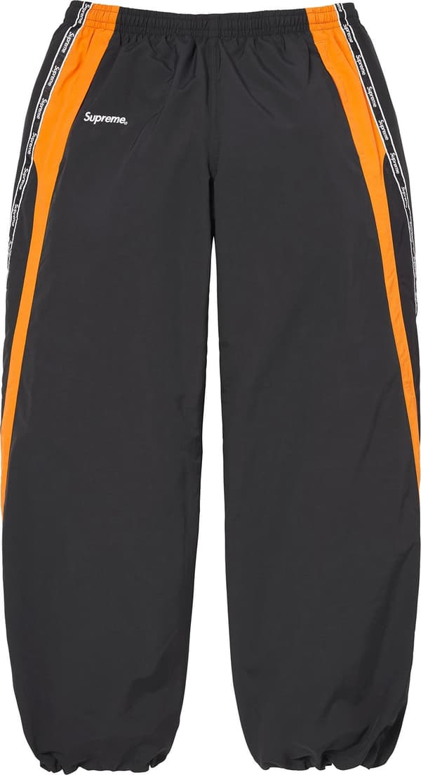 Logo Taping Track Pant - Orange (front)