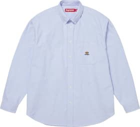 Loose Fit Oxford Shirt Burgundy