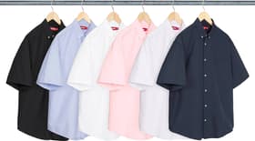 Loose Fit Oxford S/S Shirt Light Blue