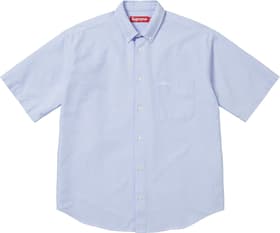Loose Fit Oxford S/S Shirt Light Blue