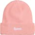 Loose Gauge Beanie - Pink Reflective (front)