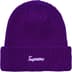 Loose Gauge Beanie - Purple (front)