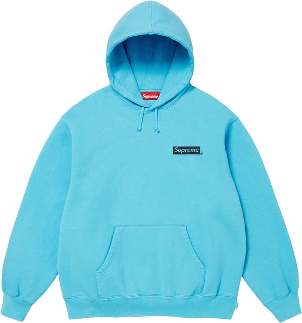Love Hooded Sweatshirt - Bright Blue (front)