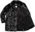 Lynx Faux Fur WINDSTOPPER® Overcoat - Black (detail)