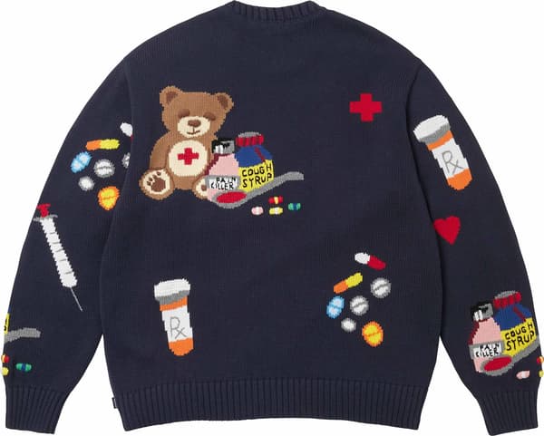 Medicine Sweater - Navy (detail)