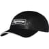Metallic Mesh Camp Cap - Black (front)