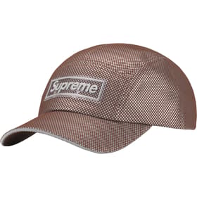 Metallic Mesh Camp Cap Brown