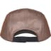 Metallic Mesh Camp Cap - Brown (front)