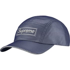 Metallic Mesh Camp Cap Navy
