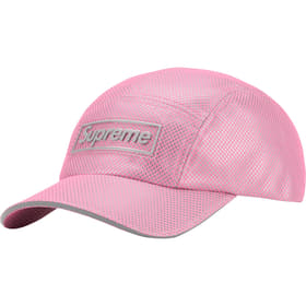 Metallic Mesh Camp Cap Pink