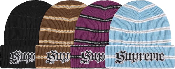 Metallic Stripe Beanie - Group Shot