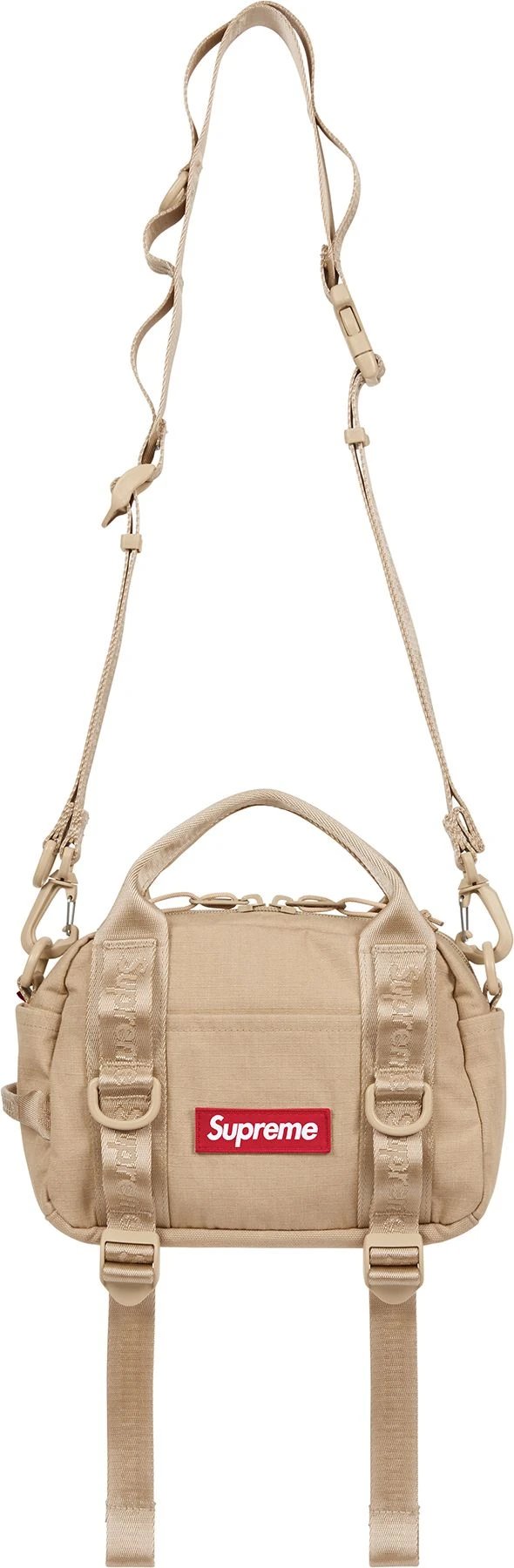 Mini Duffle Bag - Tan (front)