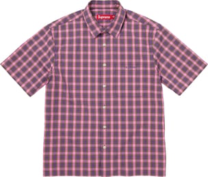 Mini Plaid S/S Shirt Purple