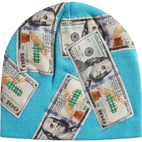 Money Beanie Light Blue