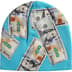 Money Beanie - Light Blue (front)