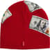 Money Beanie - Red (front)