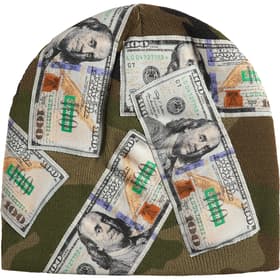 Money Beanie Woodland Camo