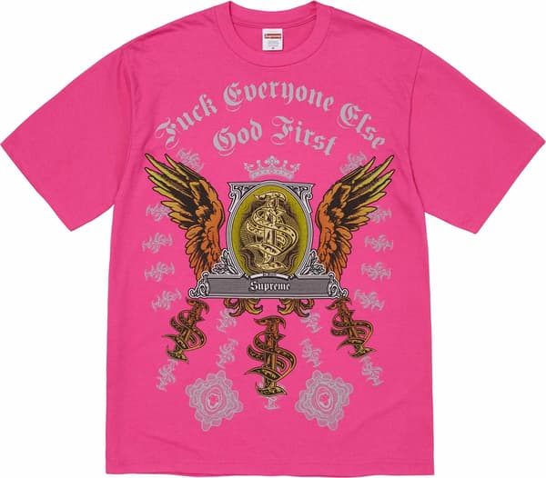 Money Tee - Fuchsia (front)