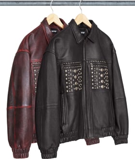 Multi Studded Leather Jacket 