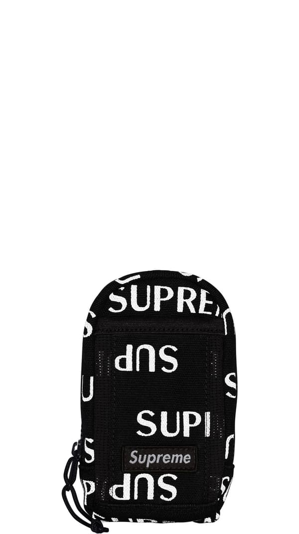 Neck Pouch - Black (detail)
