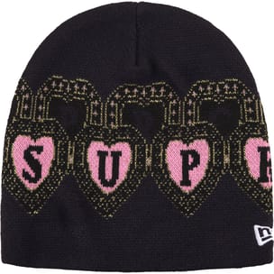 New Era® Hearts Beanie Navy