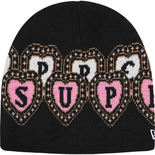New Era® Hearts Beanie Red