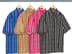Old English Stripe Silk S/S Shirt - Group Shot