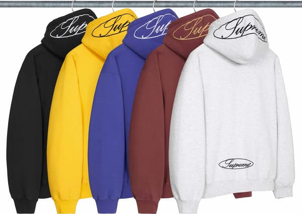 Oval Zip Up Hooded Sweatshirt - Group Shot
