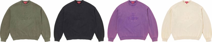 Overdyed Raised Sweater