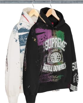Overprint Hooded Sweatshirt