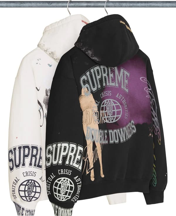 Overprint Hooded Sweatshirt - Group Shot