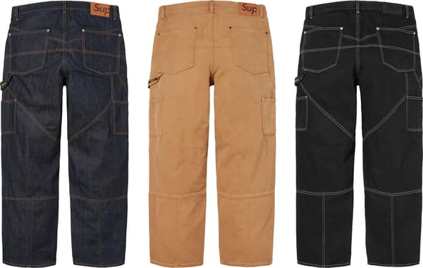 Paneled Double Knee Painter Pant - Group Shot