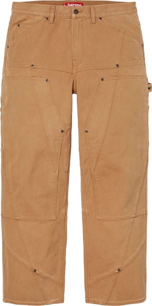 Paneled Double Knee Painter Pant Tan