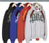 Paneled Zip Up Hooded Sweatshirt - Group Shot