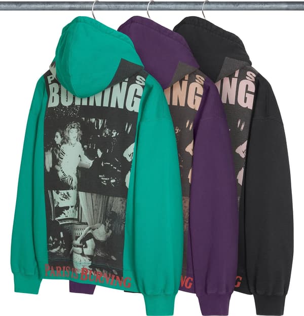 Paris Is Burning Zip Up Hooded Sweatshirt - Group Shot