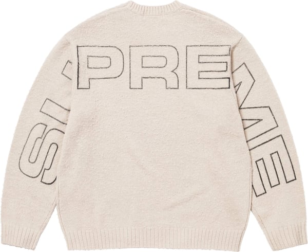 Pilled Sweater - Stone (detail)