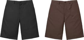 Pinstripe Wool Trouser Short