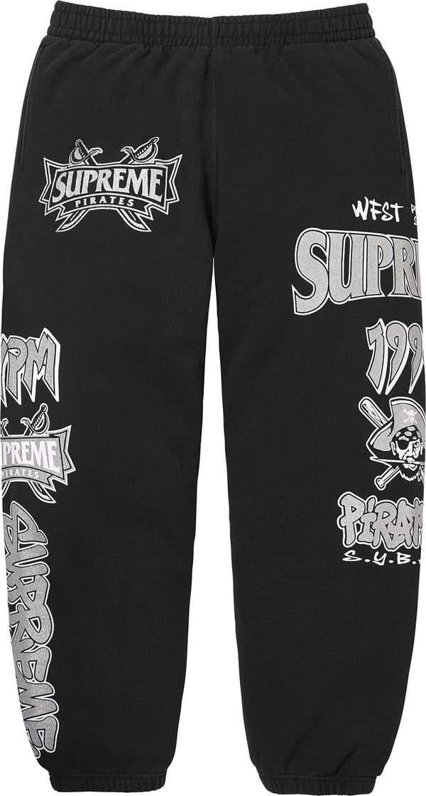 Pirates Sweatpant - Black (front)