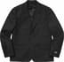 Plaid Wool Suit - Black (front)