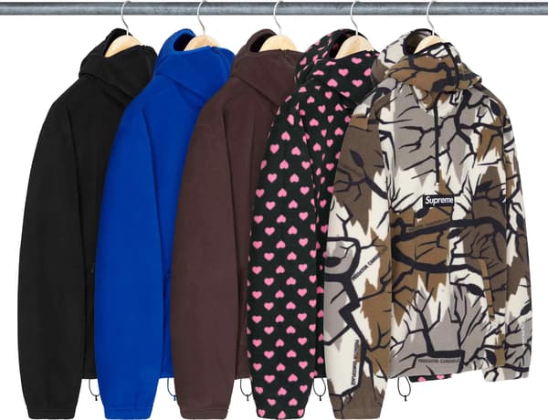 Polartec® Face Mask Half Zip Hooded Sweatshirt - Group Shot