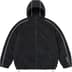 Polartec® Reversible Hooded Track Jacket - Black (detail)