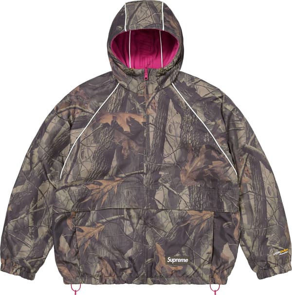 Polartec® Reversible Hooded Track Jacket - Realtree® Hardwoods Camo (front)