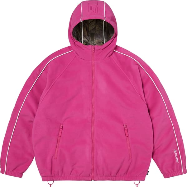 Polartec® Reversible Hooded Track Jacket - Realtree® Hardwoods Camo (detail)