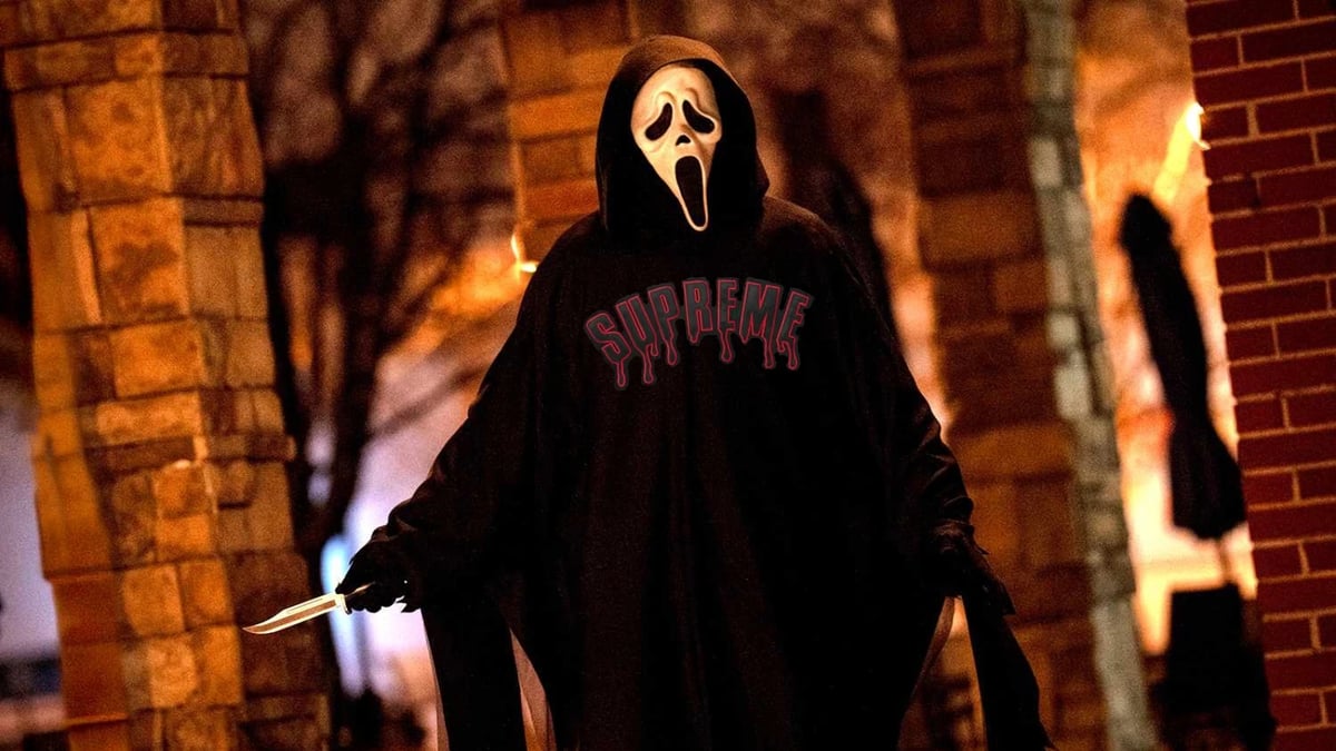 Ghostface wearing Supreme