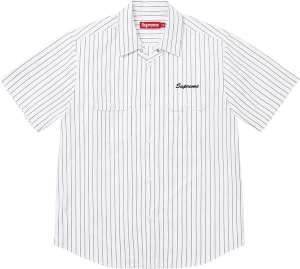 Puppies S/S Work Shirt - Stripe (front)