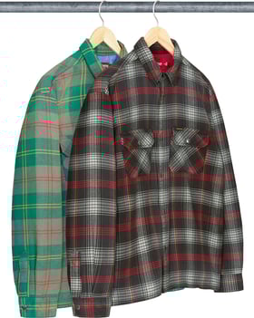 Quilted Lined Flannel Snap Shirt